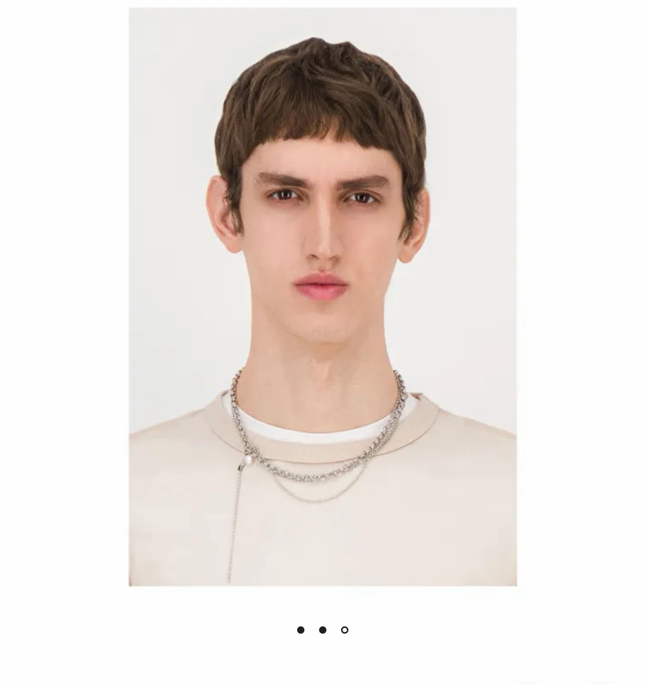 Justine Clenquet Silver Richie Necklace - photo 3