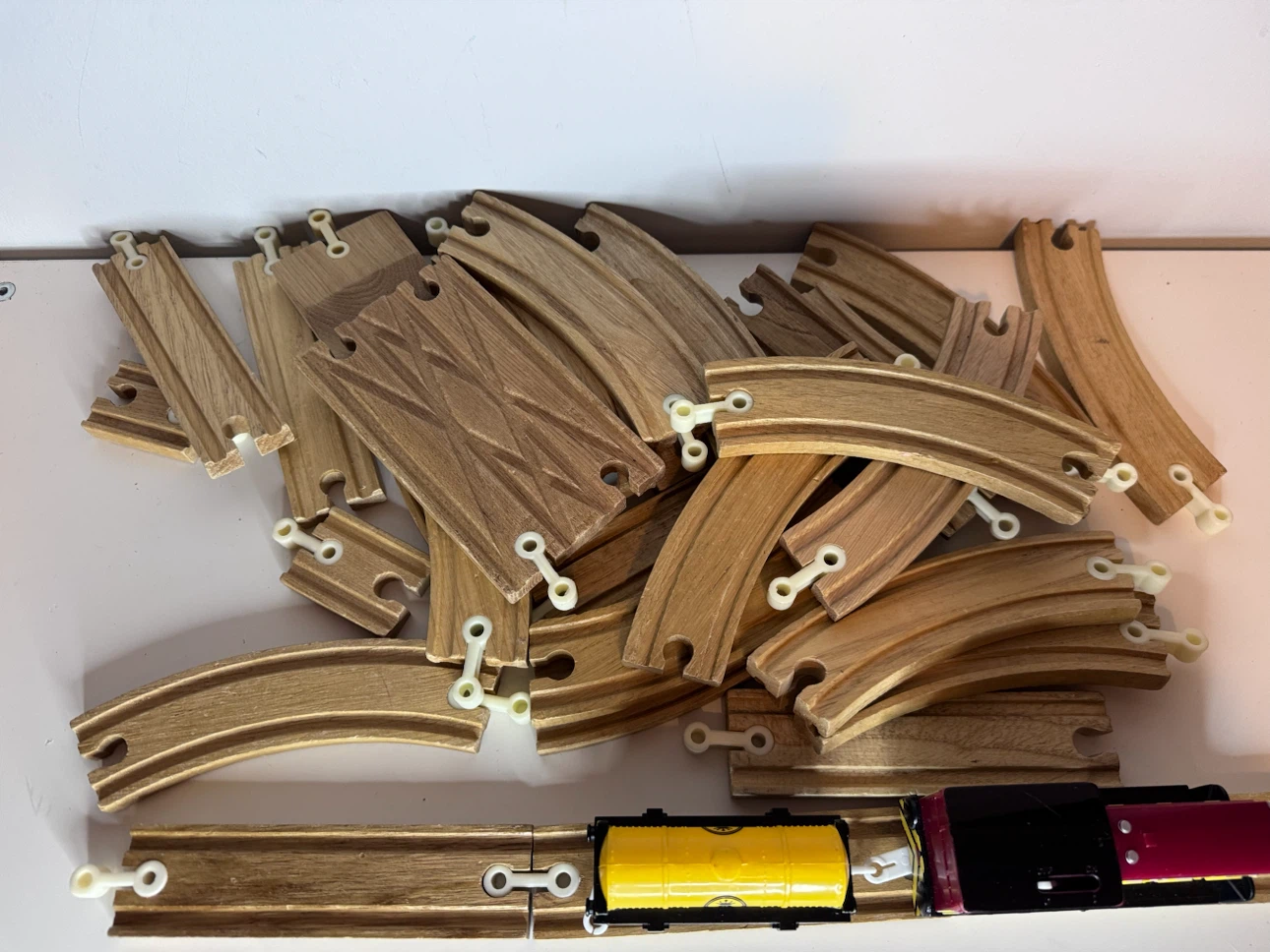 Wooden Train Track Pieces and Accessories - photo 2