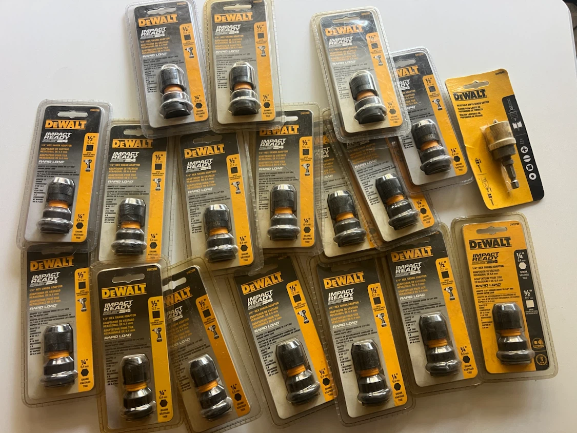 DeWalt 1/4" Hex Shank Adapter Rapid Load
