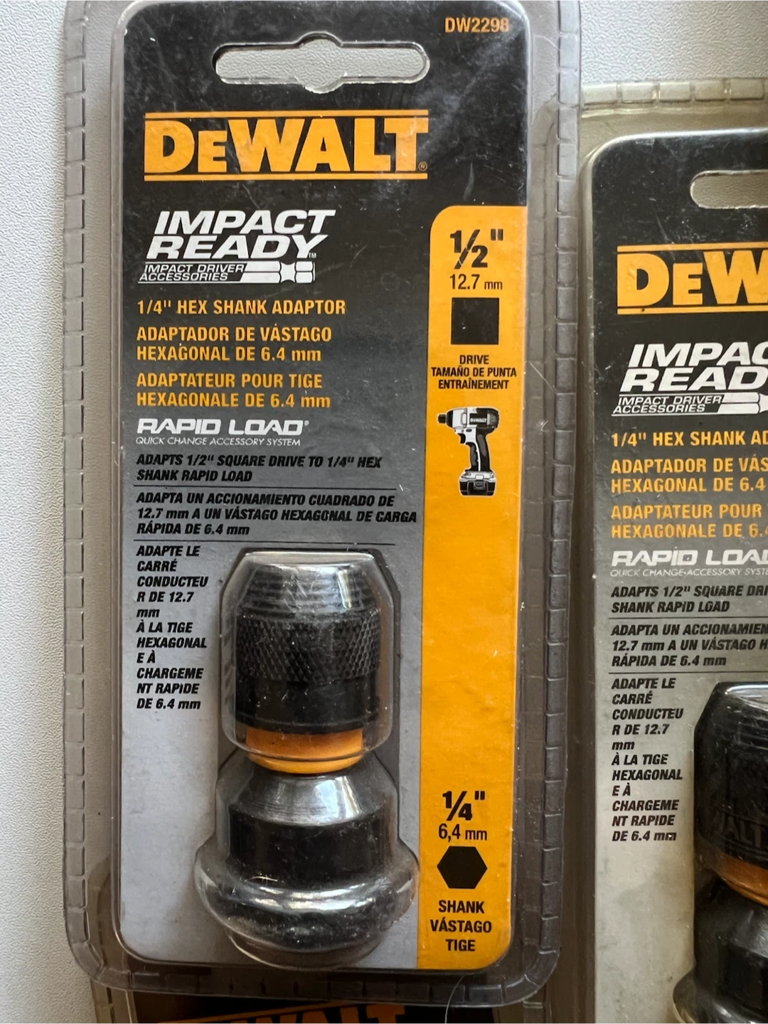 DeWalt 1/4" Hex Shank Adapter Rapid Load - photo 2