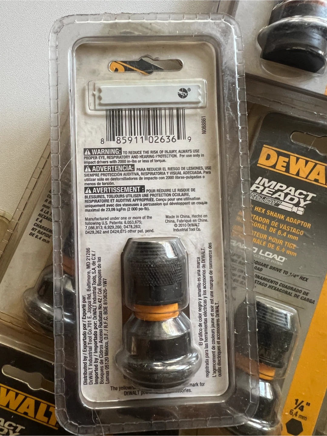 DeWalt 1/4" Hex Shank Adapter Rapid Load - photo 3