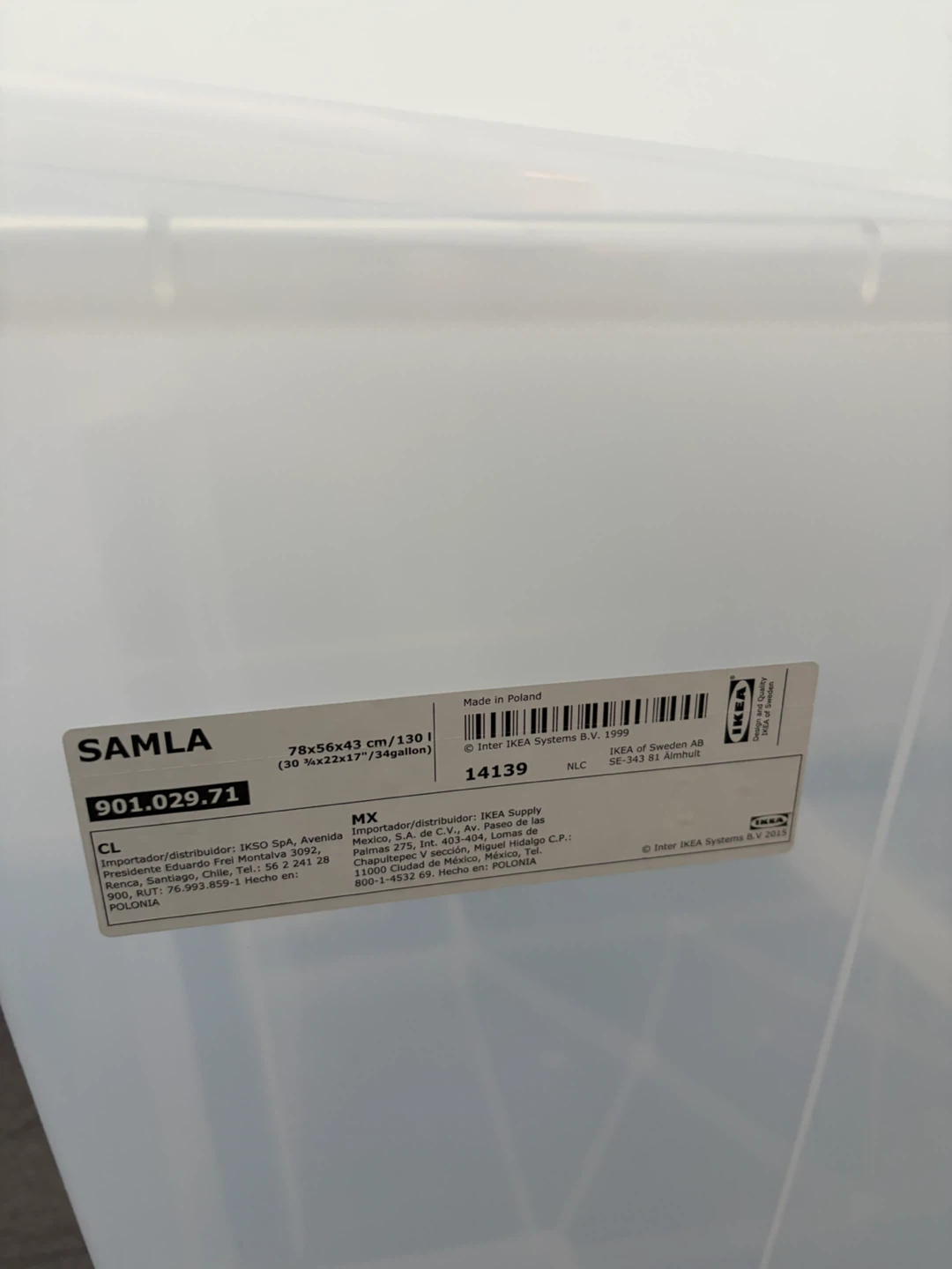 Ikea box and lid 78x56x43cm - photo 2