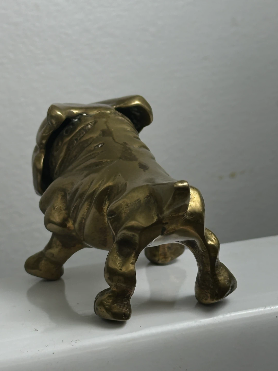 Vintage brass bulldog - photo 4