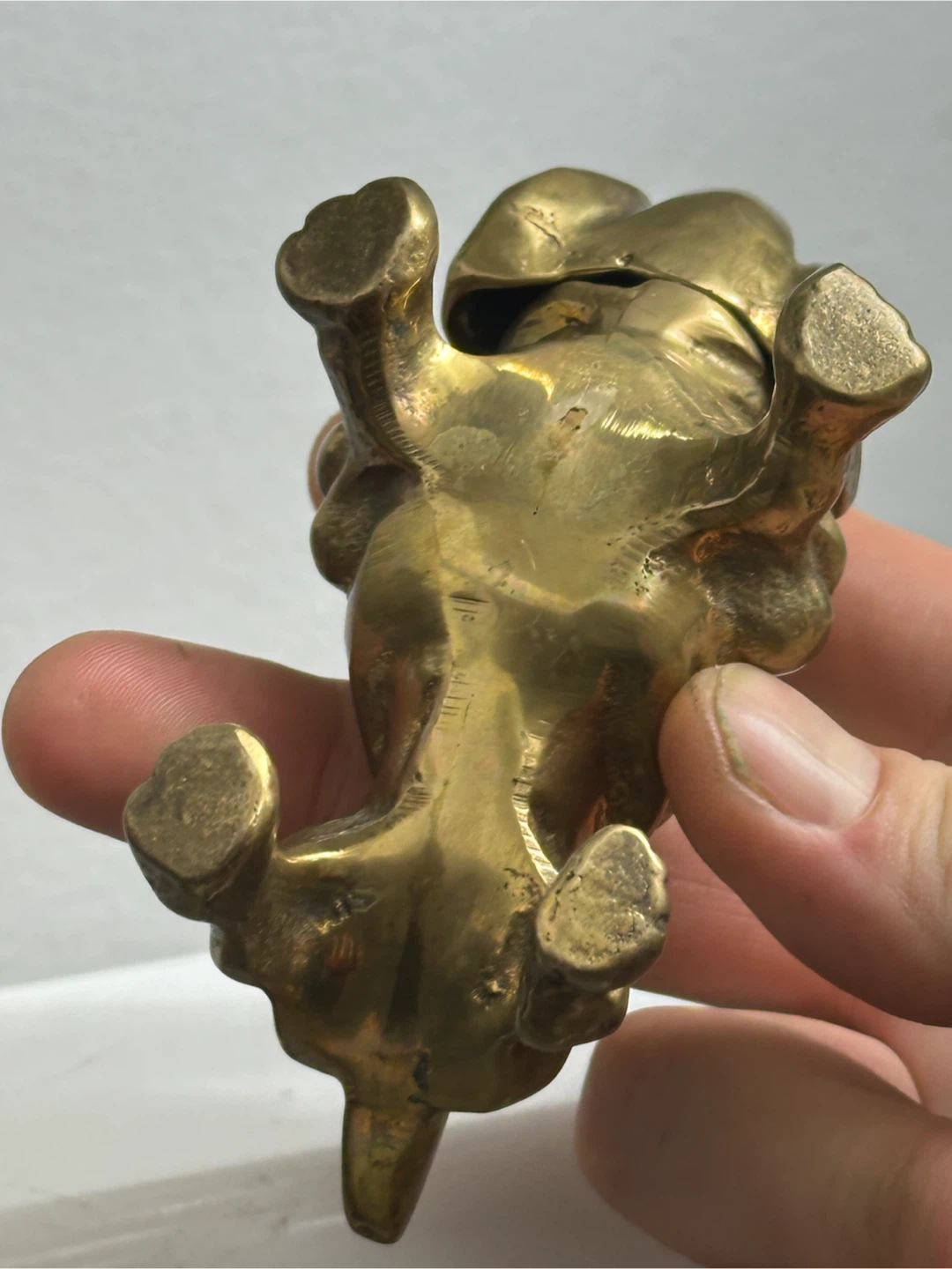 Vintage brass bulldog - photo 5