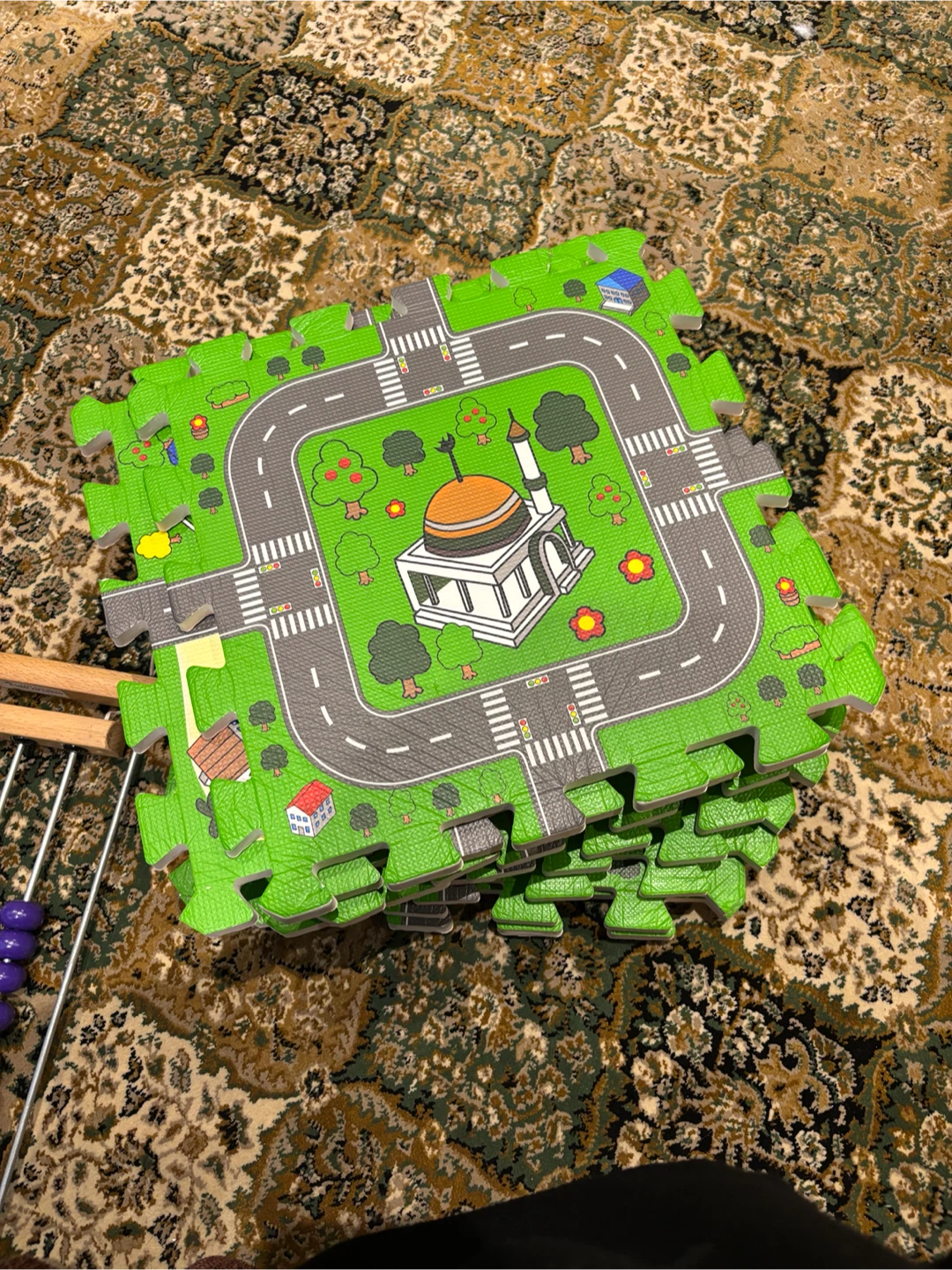 Kids Play Mat - City Roads & Buildings