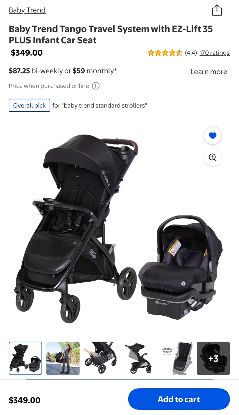 Baby Trend Travel System with Infant Car Seat