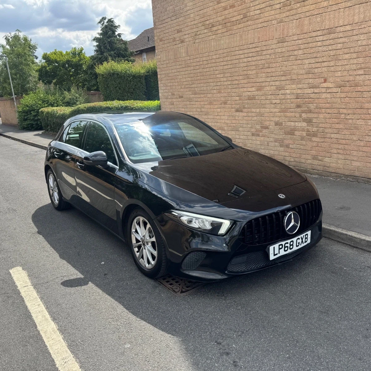 Black Mercedes-Benz A-Class