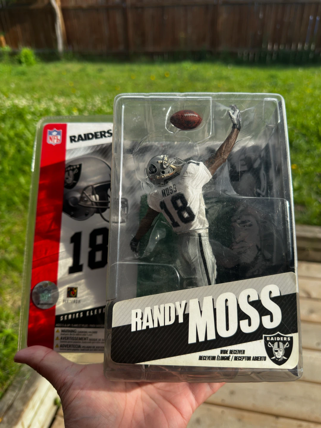 McFarlane Toys NFL Series 11 Randy Moss Las Vegas Raiders