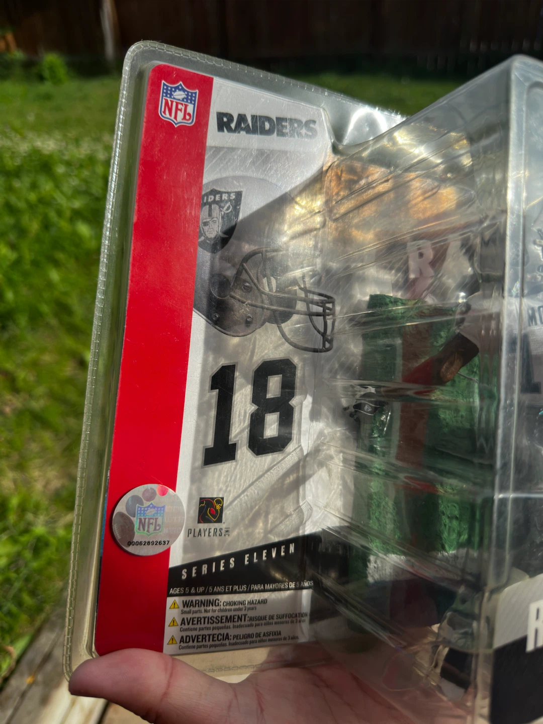 McFarlane Toys NFL Series 11 Randy Moss Las Vegas Raiders - photo 2