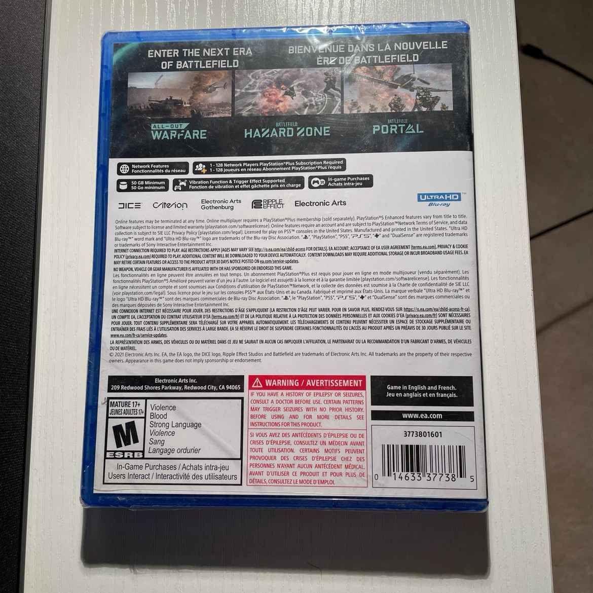 BRAND NEW SEALED! Battlefield 2042 PS5 DISC - photo 2