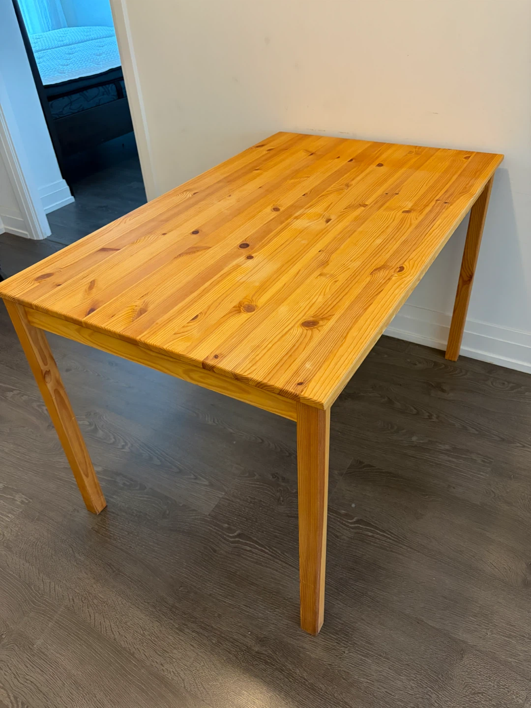 Ikea wooden dining table