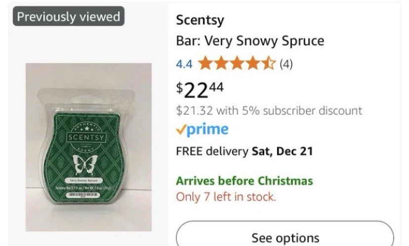 Scentsy Etched Core Wax Warmer with 4 Wax Bars - photo 3
