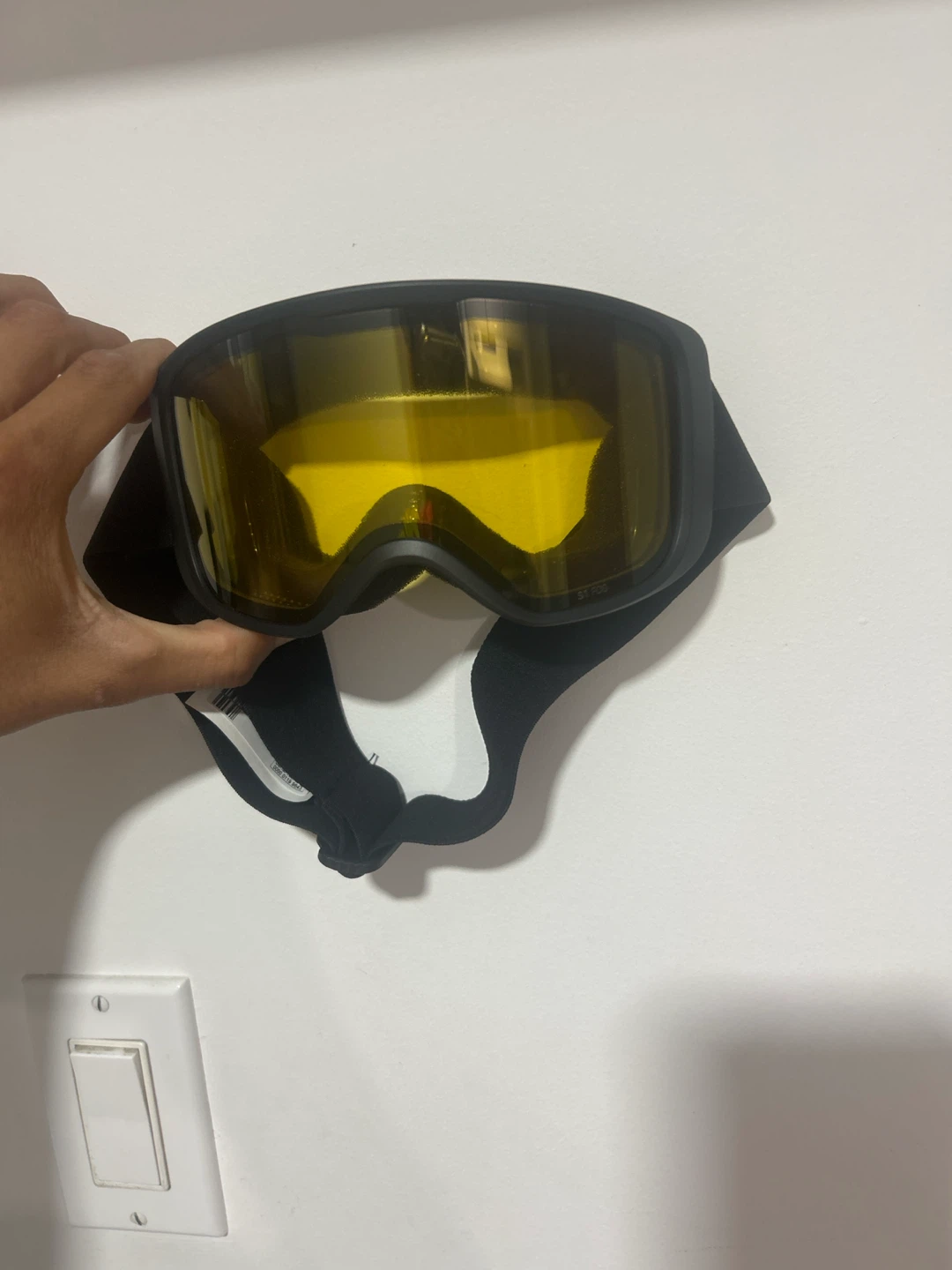 Yellow Ski Goggles