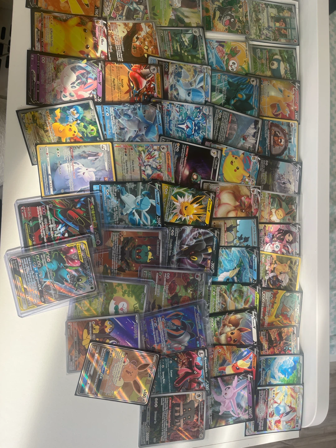 Assorted Pokemon Trading Cards
