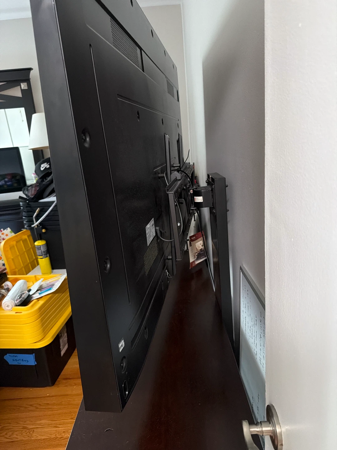 Sony TV with Dark Wood Media Stand - photo 3