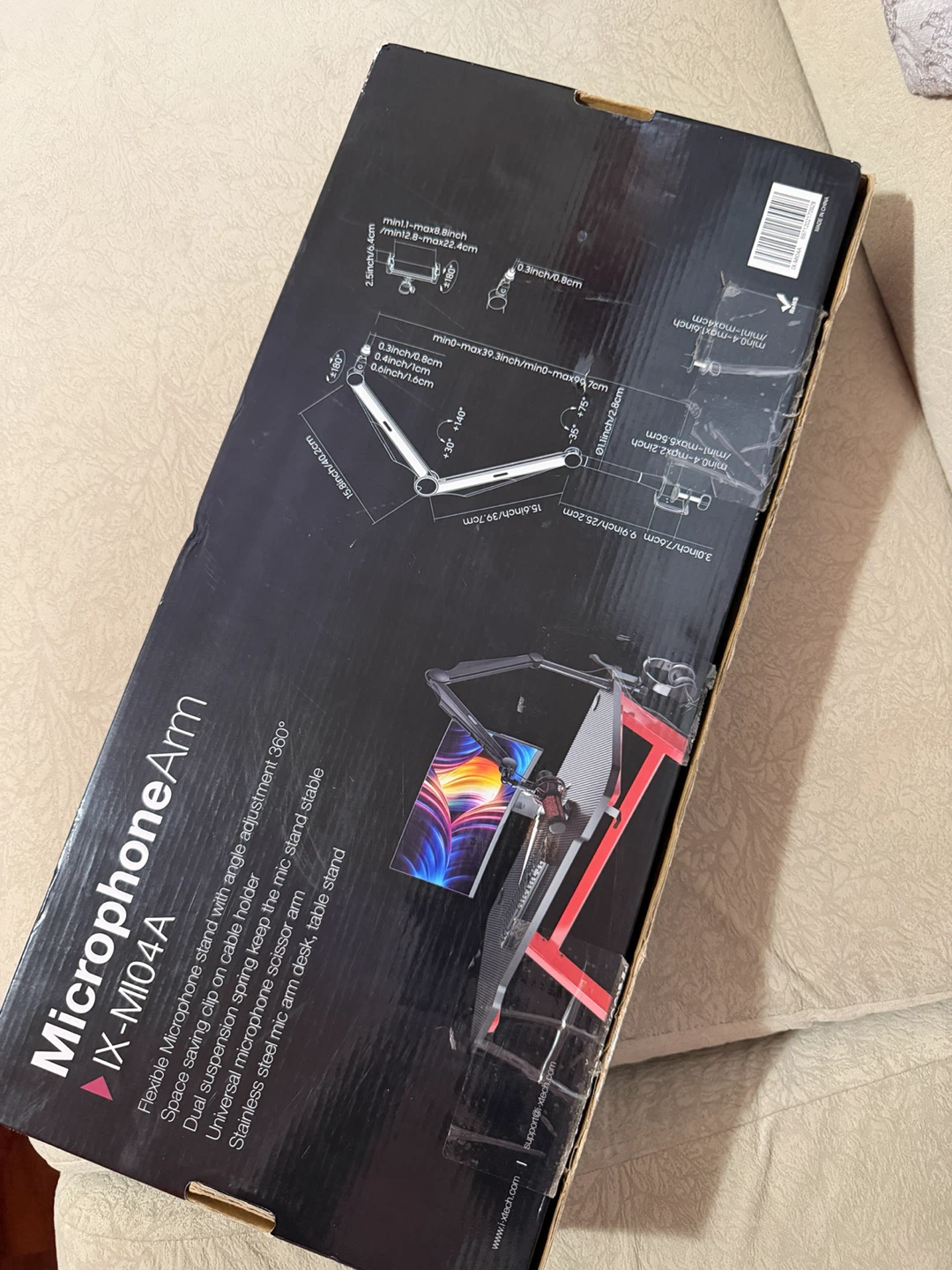 Professional Mic Boom Arm 360° Adjustable - Brand New - photo 3