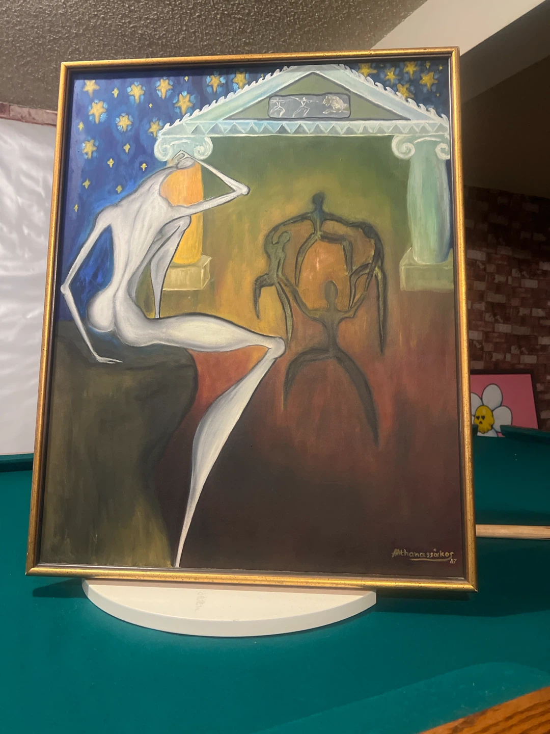 Framed Original Painting by Mathonna Smoker - photo 5