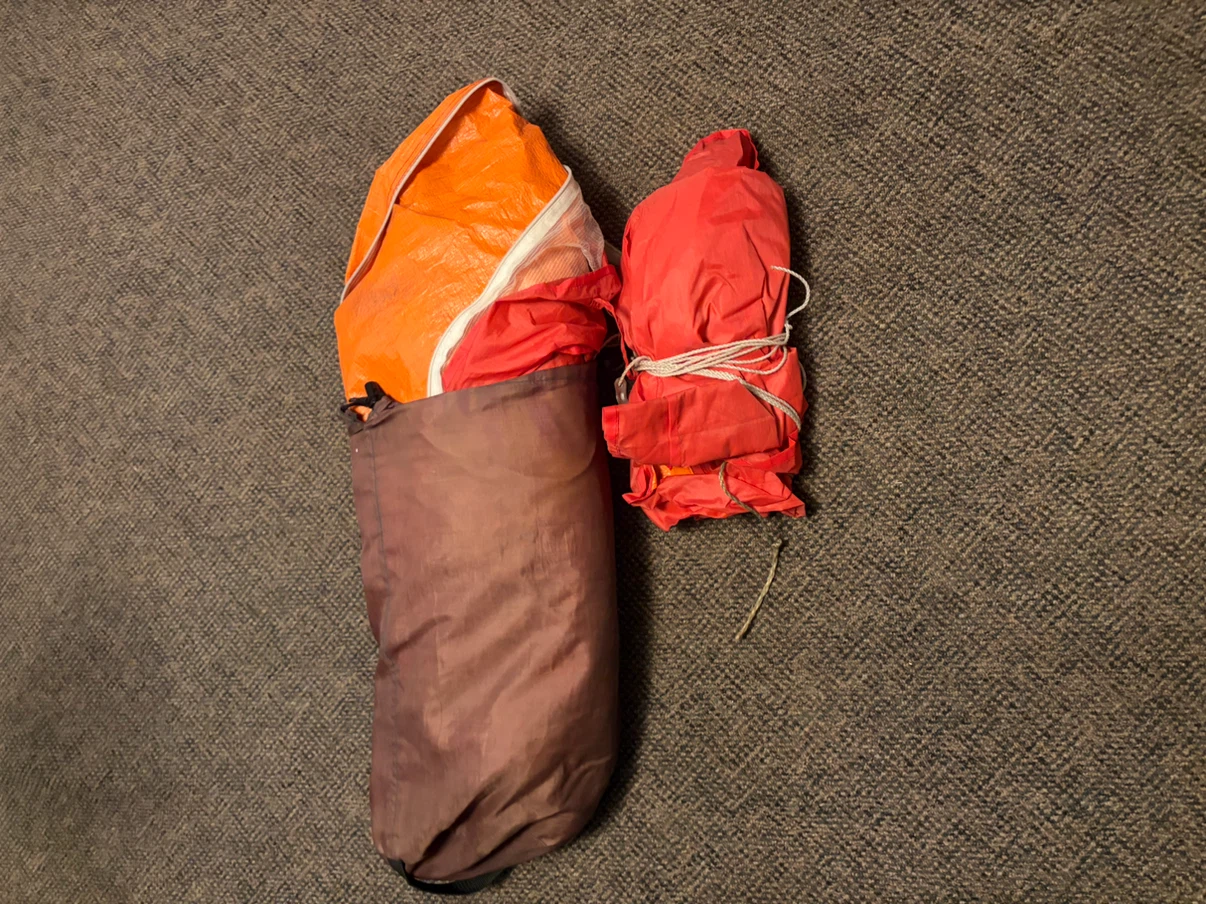 Camping Tent. 2 men and fly