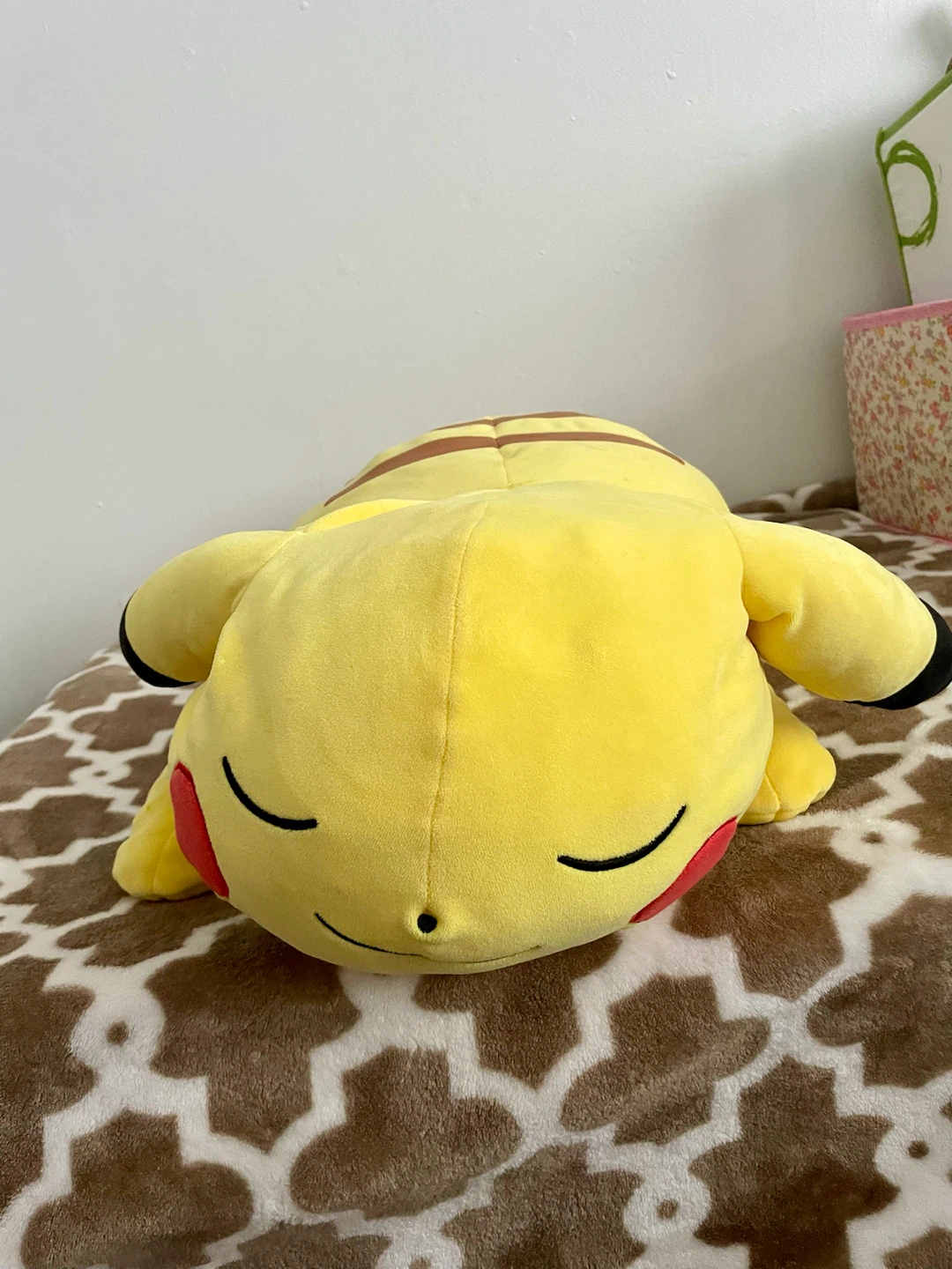 Sleeping pikachu plush!