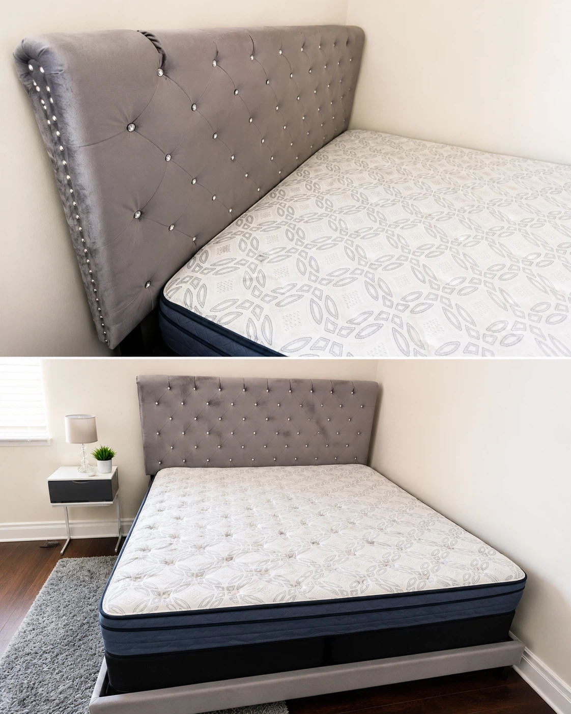 Kings Size Bed Frame w/ Mattress