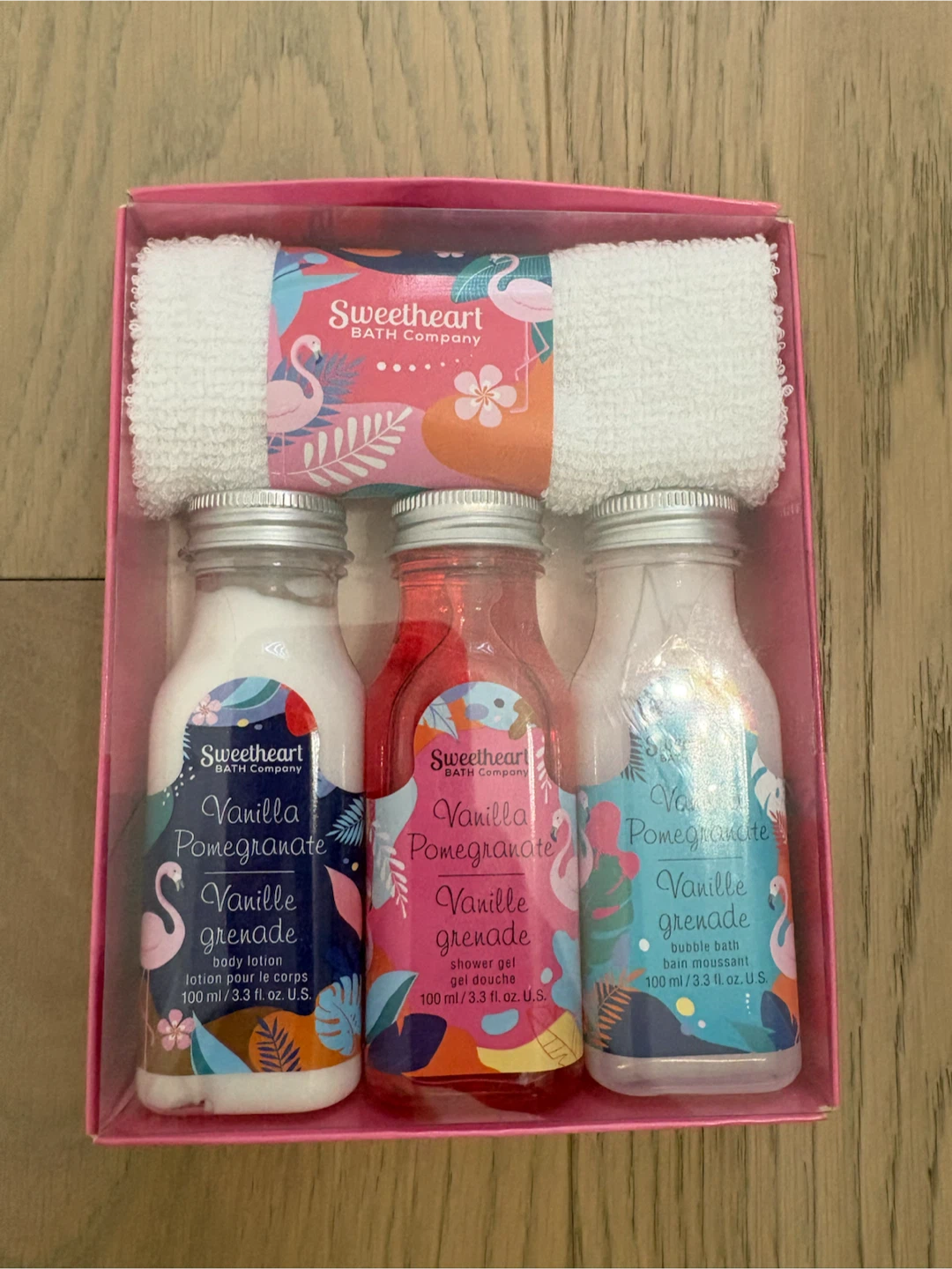 Sweetheart Bath Company Vanilla Grenade Bath Collection Set