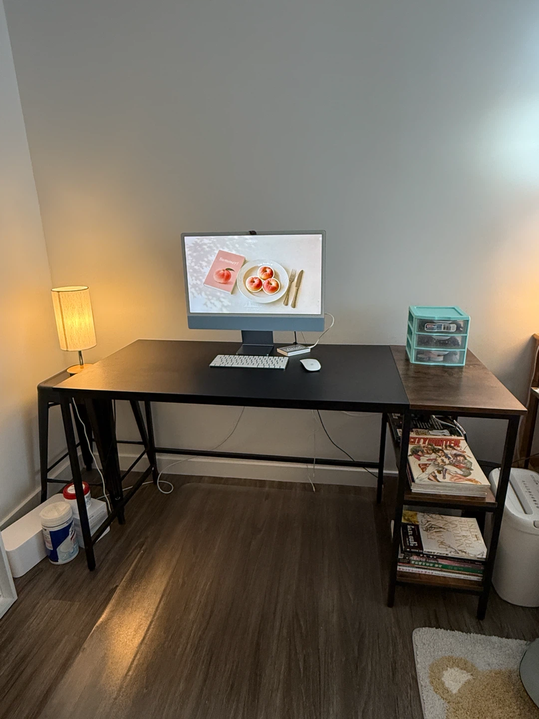 Two-Tone Wooden Desk w/Shelves (54TH ST, WNY, NJ) - photo 3