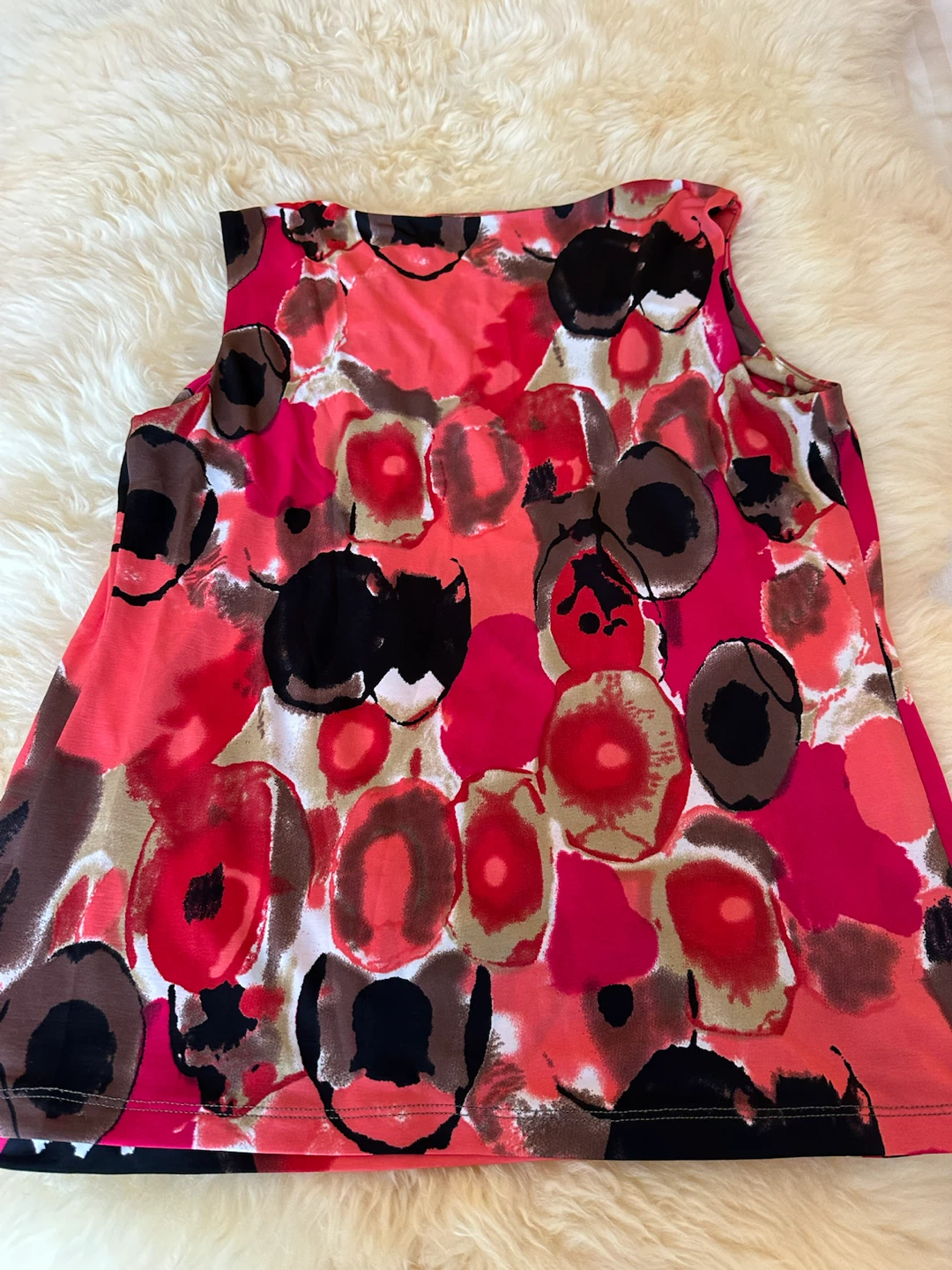 Melanie Lyne Sleeveless Floral Print Blouse - Size M - photo 3