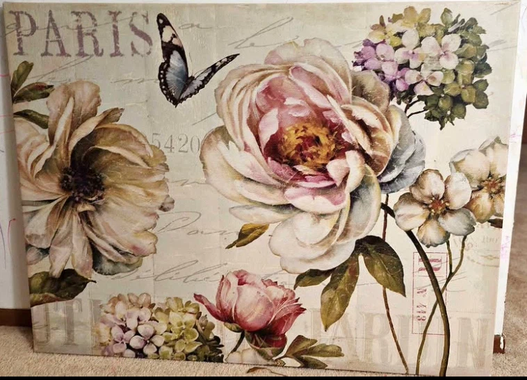 Wall Art Canvas Print Floral
