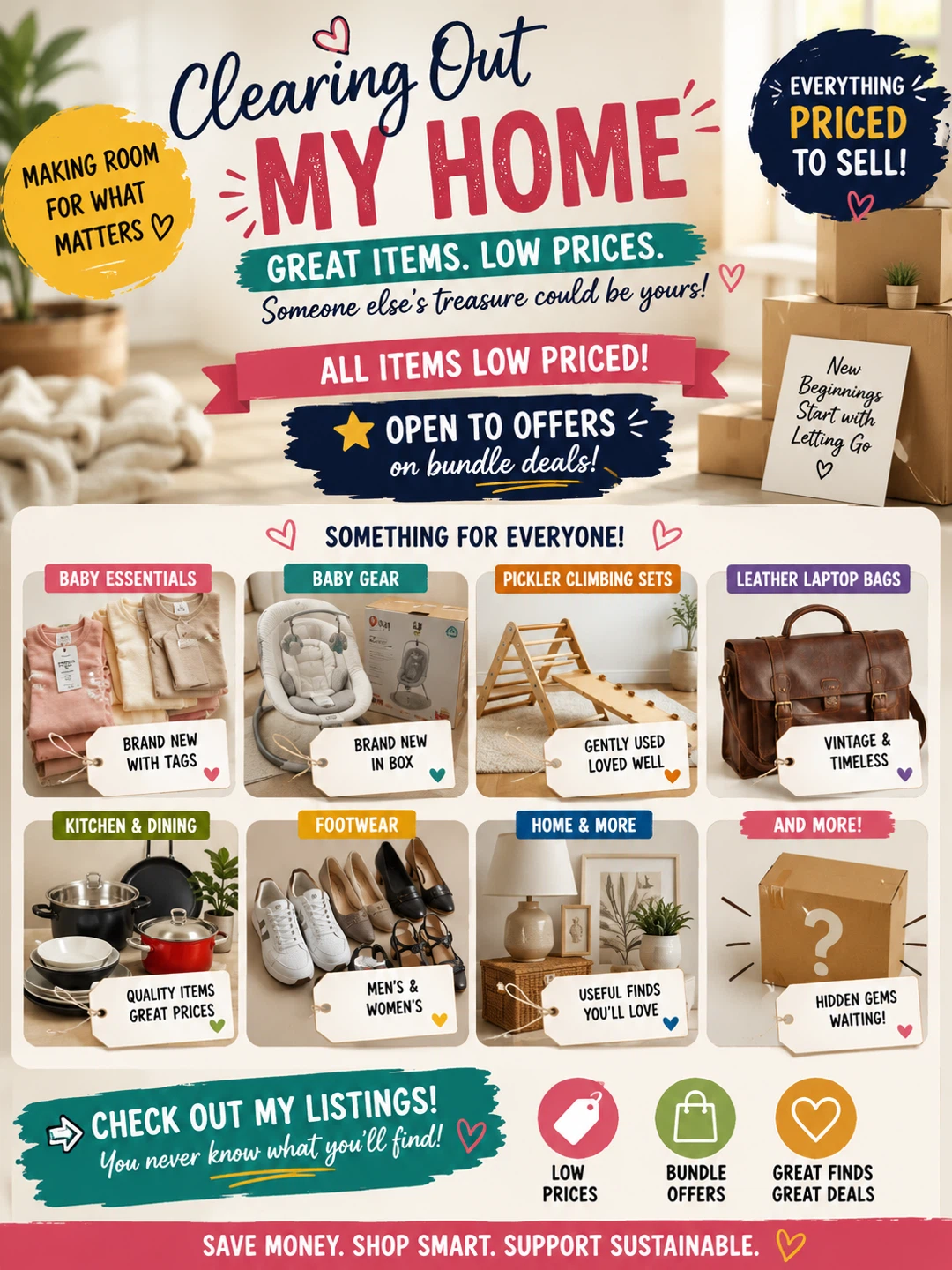 🏡 HOME CLEARANCE SALE | Everything Must Go!