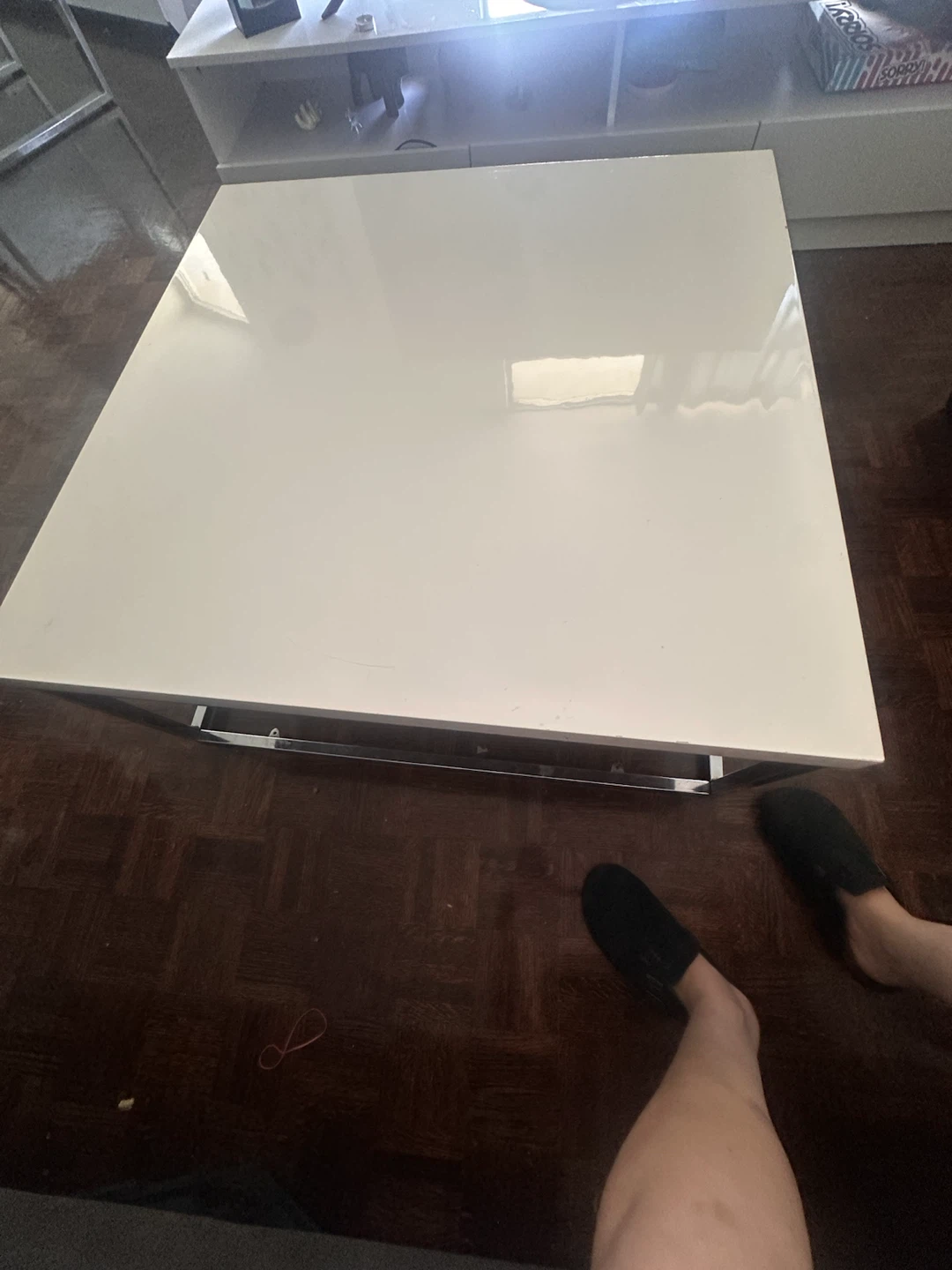 White Square Coffee Table - photo 4