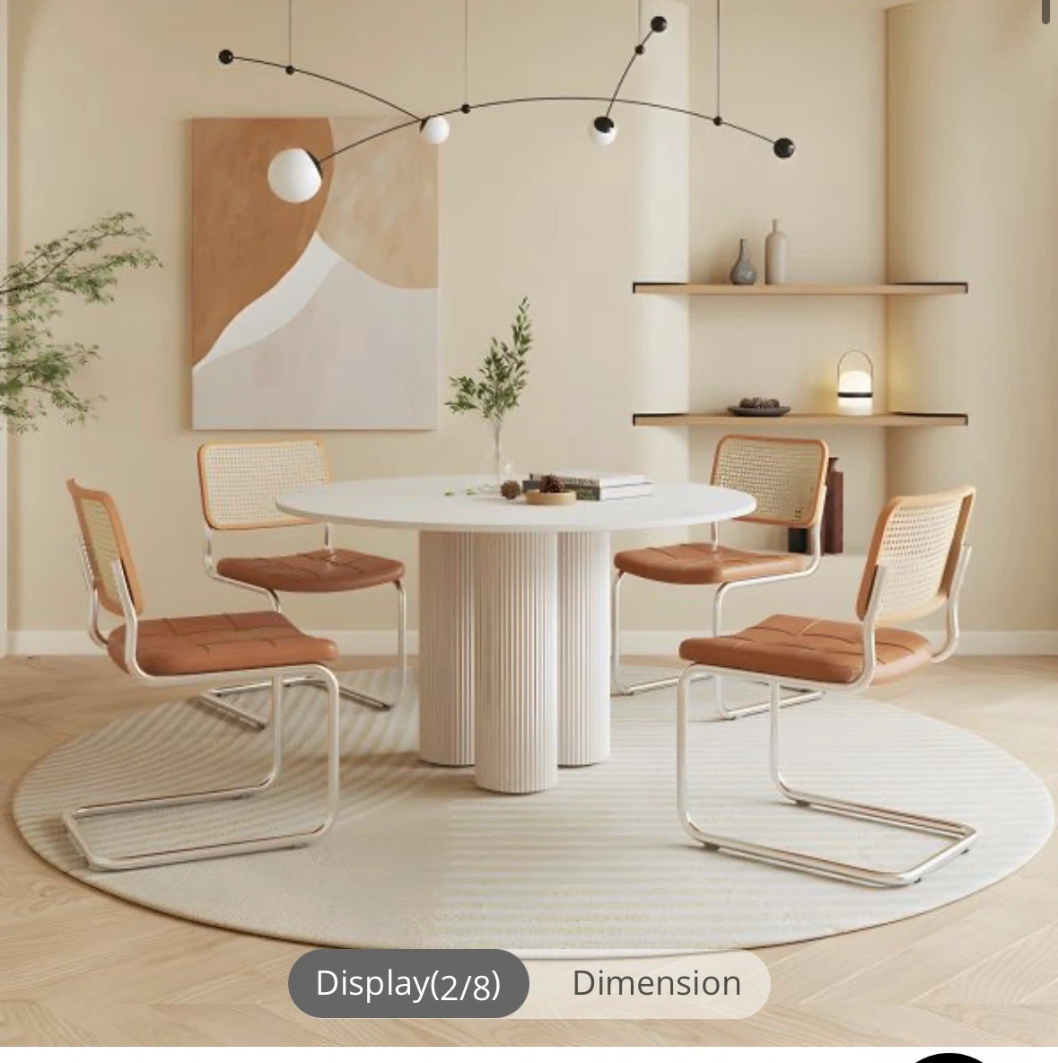 Contemporary Round Dining Table - photo 3