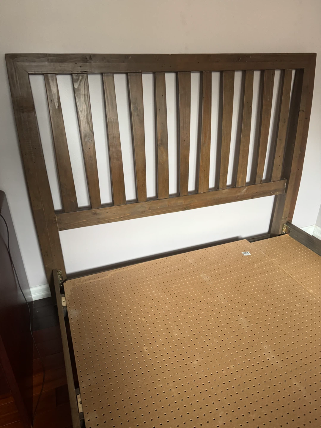 Solid Wood Bedframes Railings and Mattress