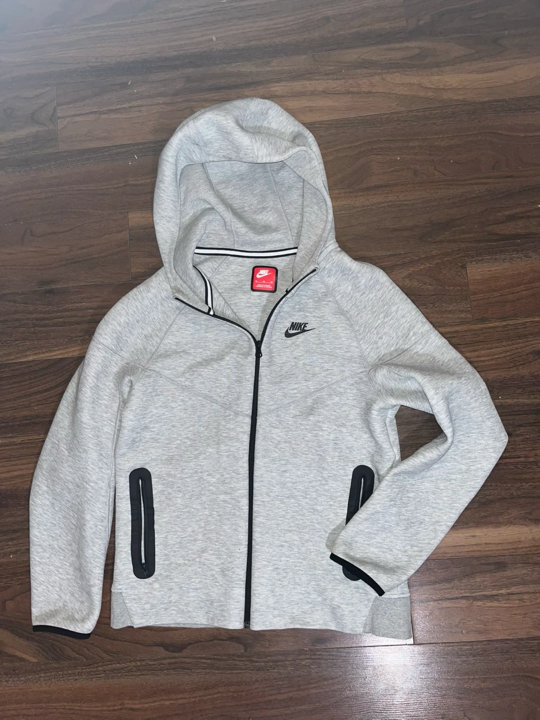 Nike Tech Fleece Full-Zip Hoodie Grey Size XL