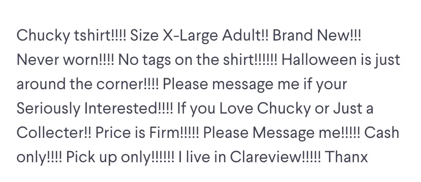 Child's Play Chucky Graphic T-Shirt - photo 2