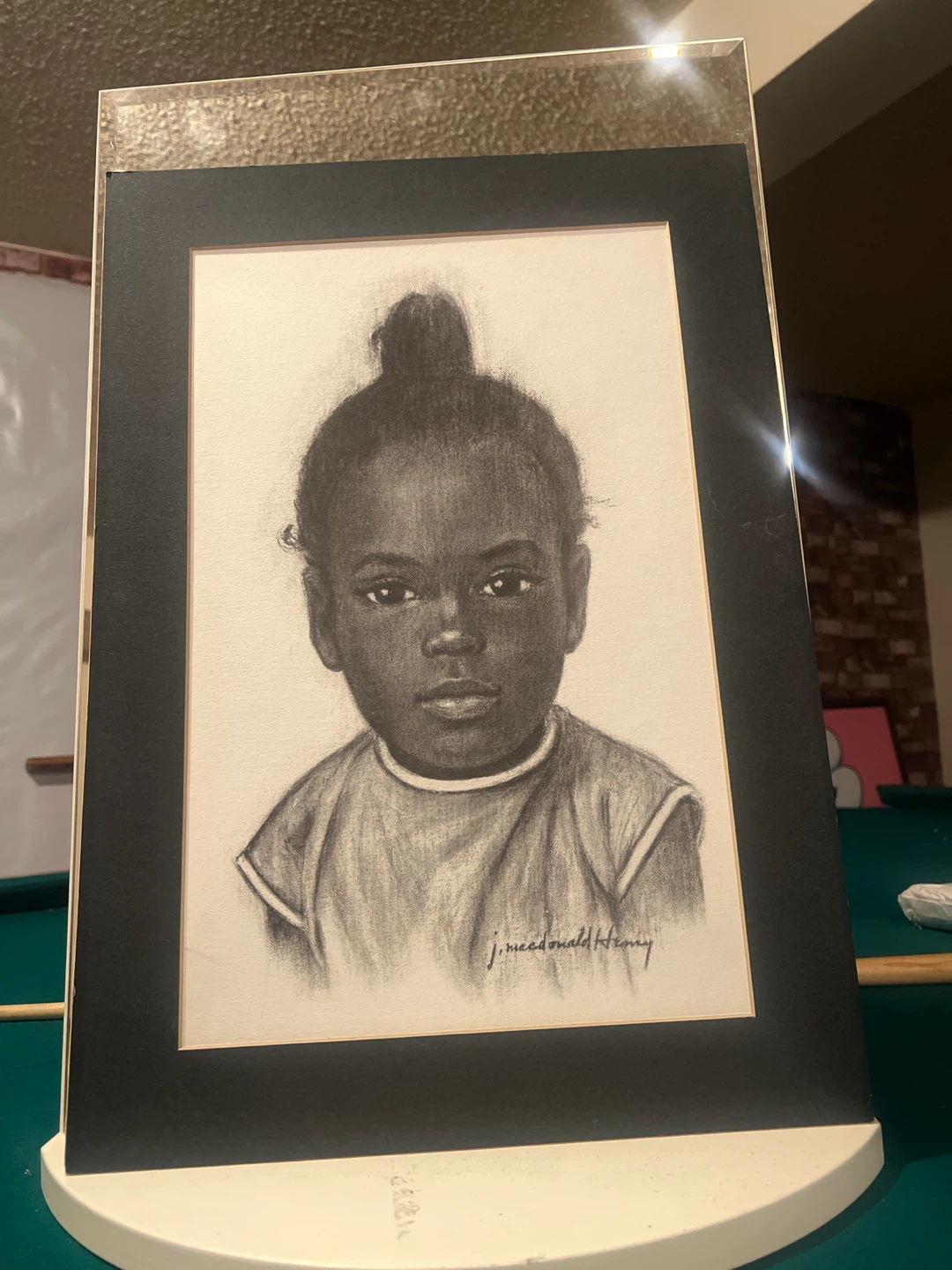 Original Charcoal Portrait of a Child