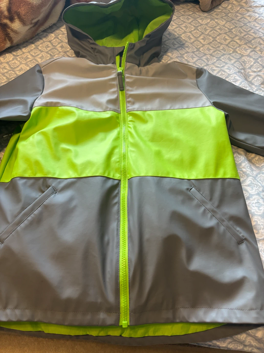 Andy & Evan Colour Block Hooded Jacket