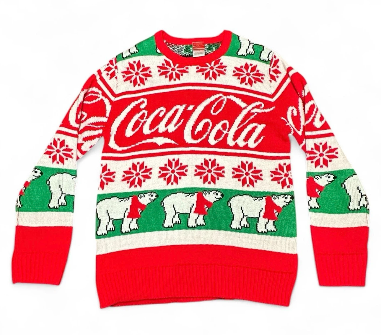 Coca-Cola Polar Bear Ugly Christmas Sweater