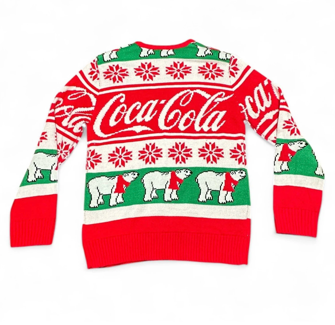 Coca-Cola Polar Bear Ugly Christmas Sweater - photo 2