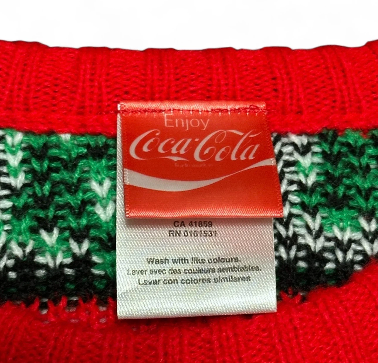 Coca-Cola Polar Bear Ugly Christmas Sweater - photo 3