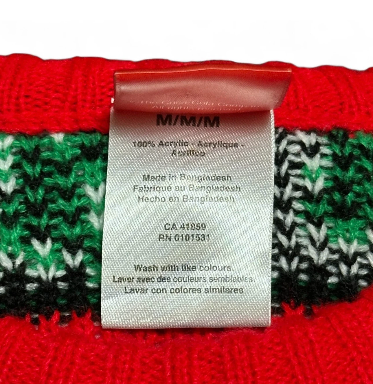 Coca-Cola Polar Bear Ugly Christmas Sweater - photo 4