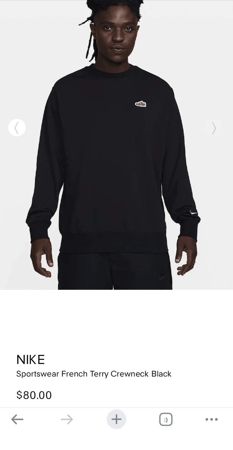 NIKE Sportswear French Terry Crewneck XS - photo 5