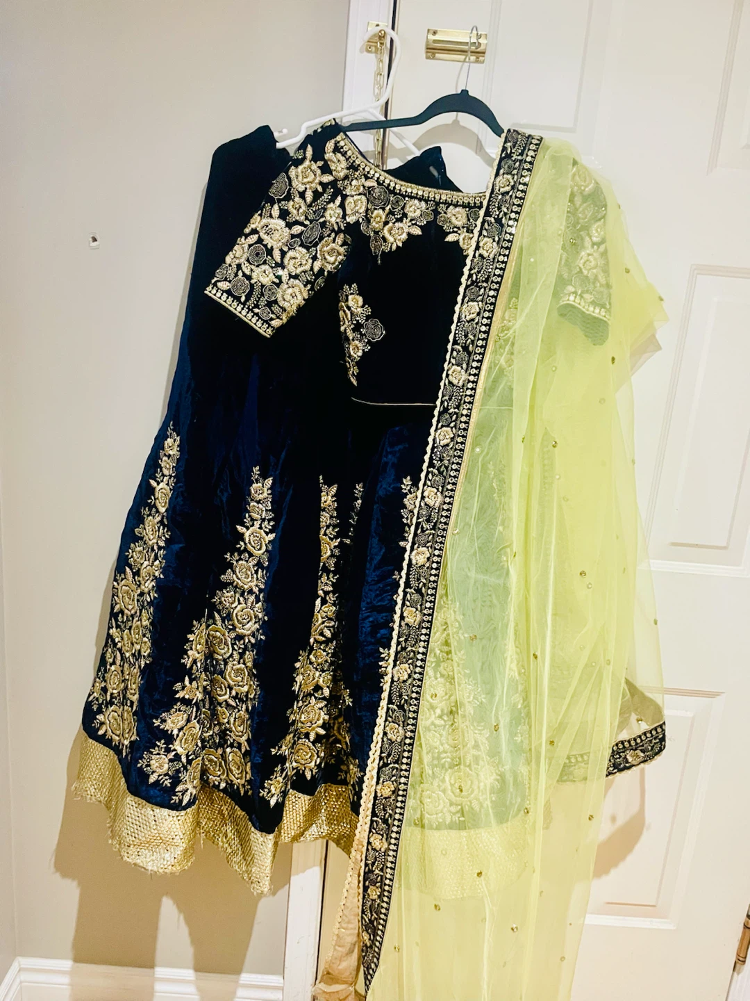 Indian velvet heavy lehnga