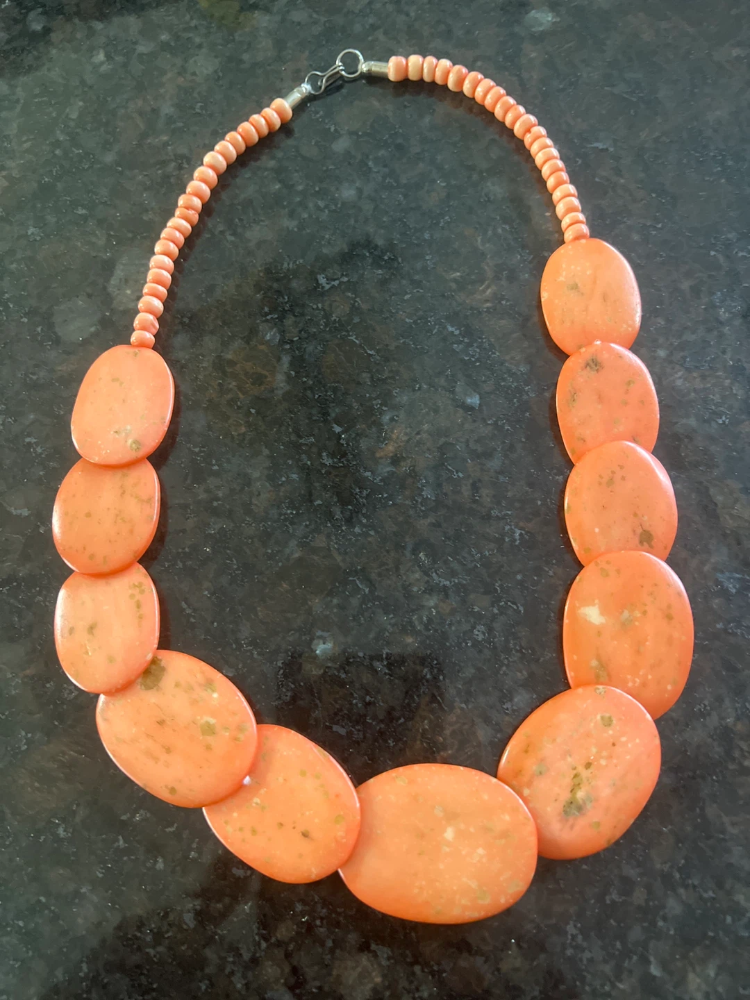 Orange Stone Necklace