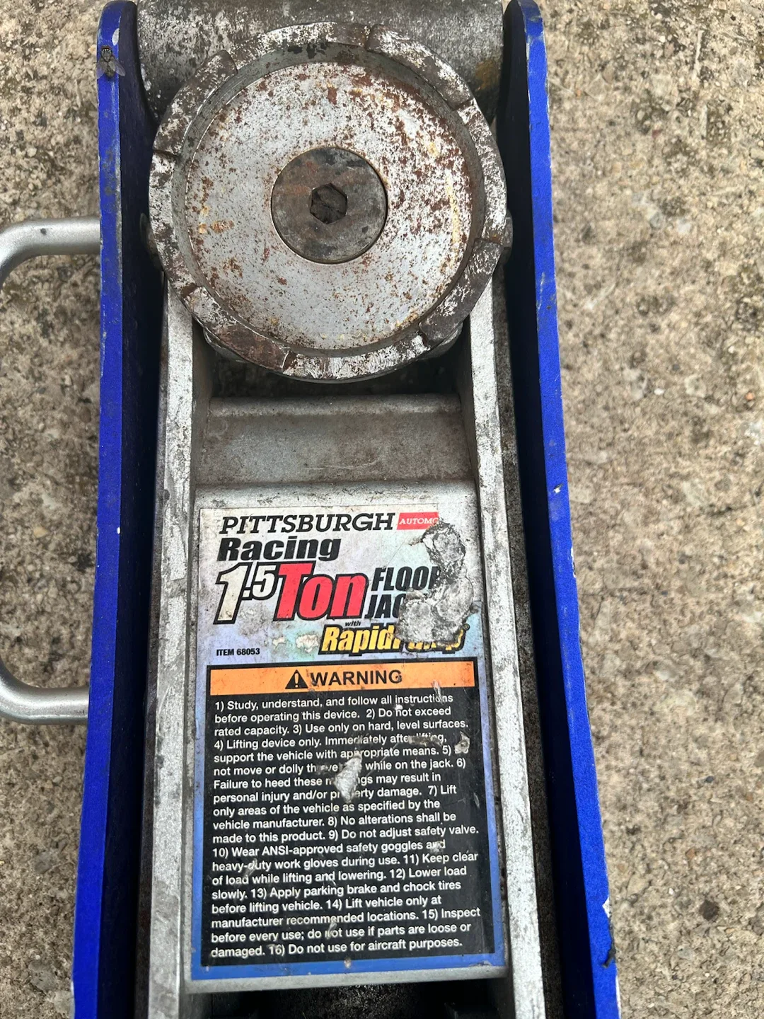 Pittsburgh Racing 1.5 Ton Floor Jack - photo 3