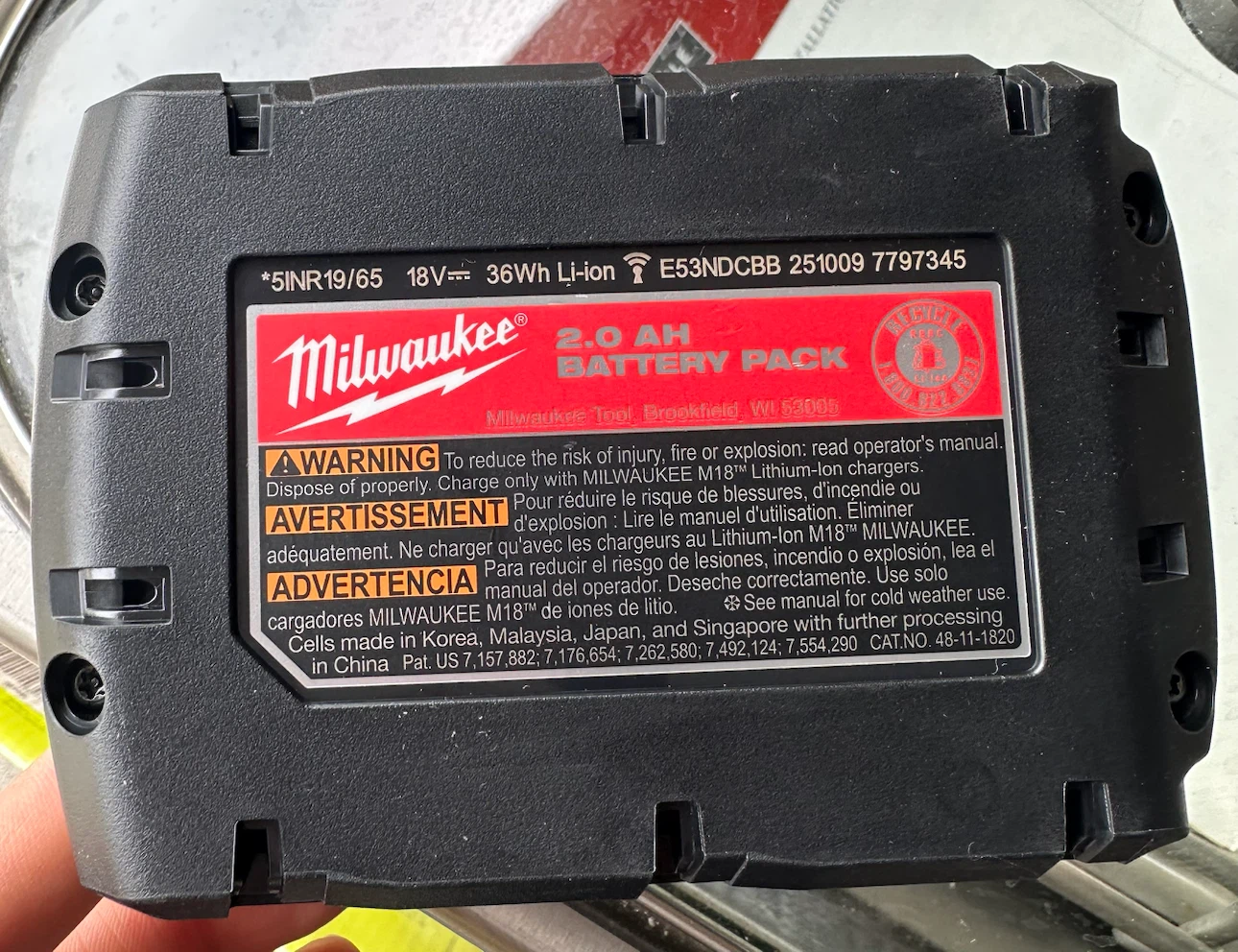 Milwaukee M18 REDLITHIUM CP2.0 Battery Pack - photo 2