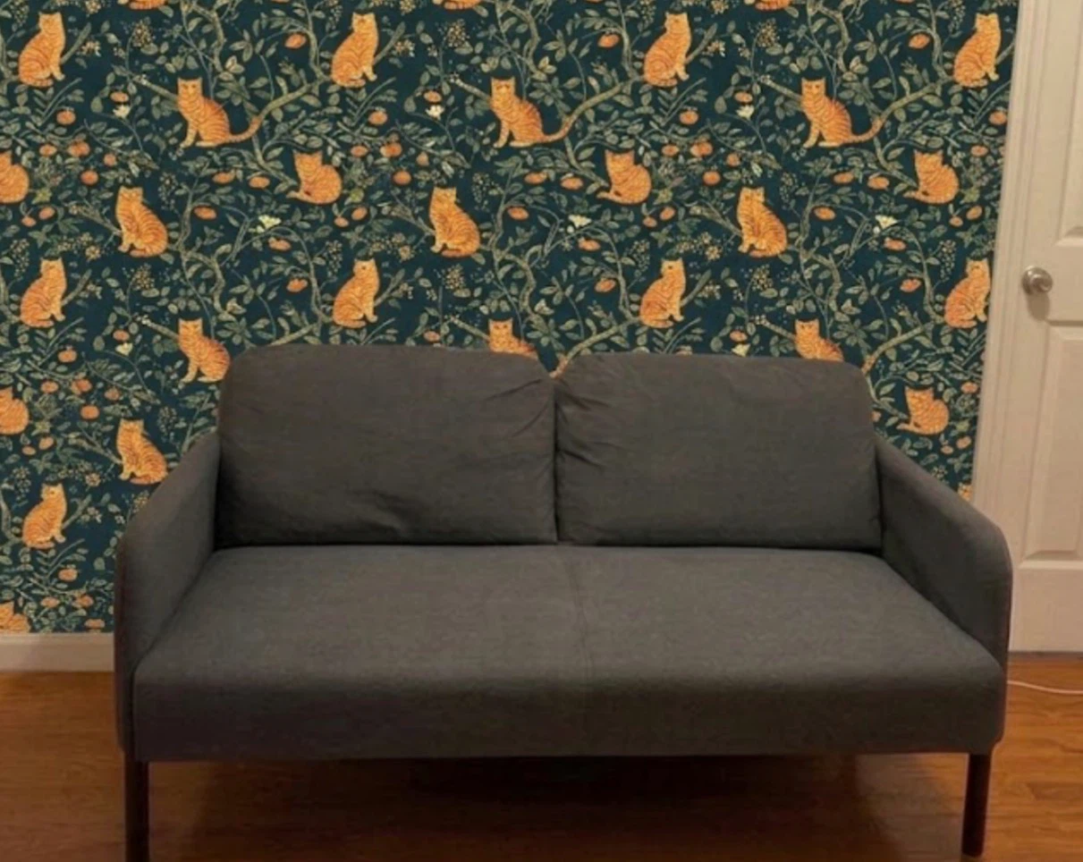 Ikea loveseat small - gray