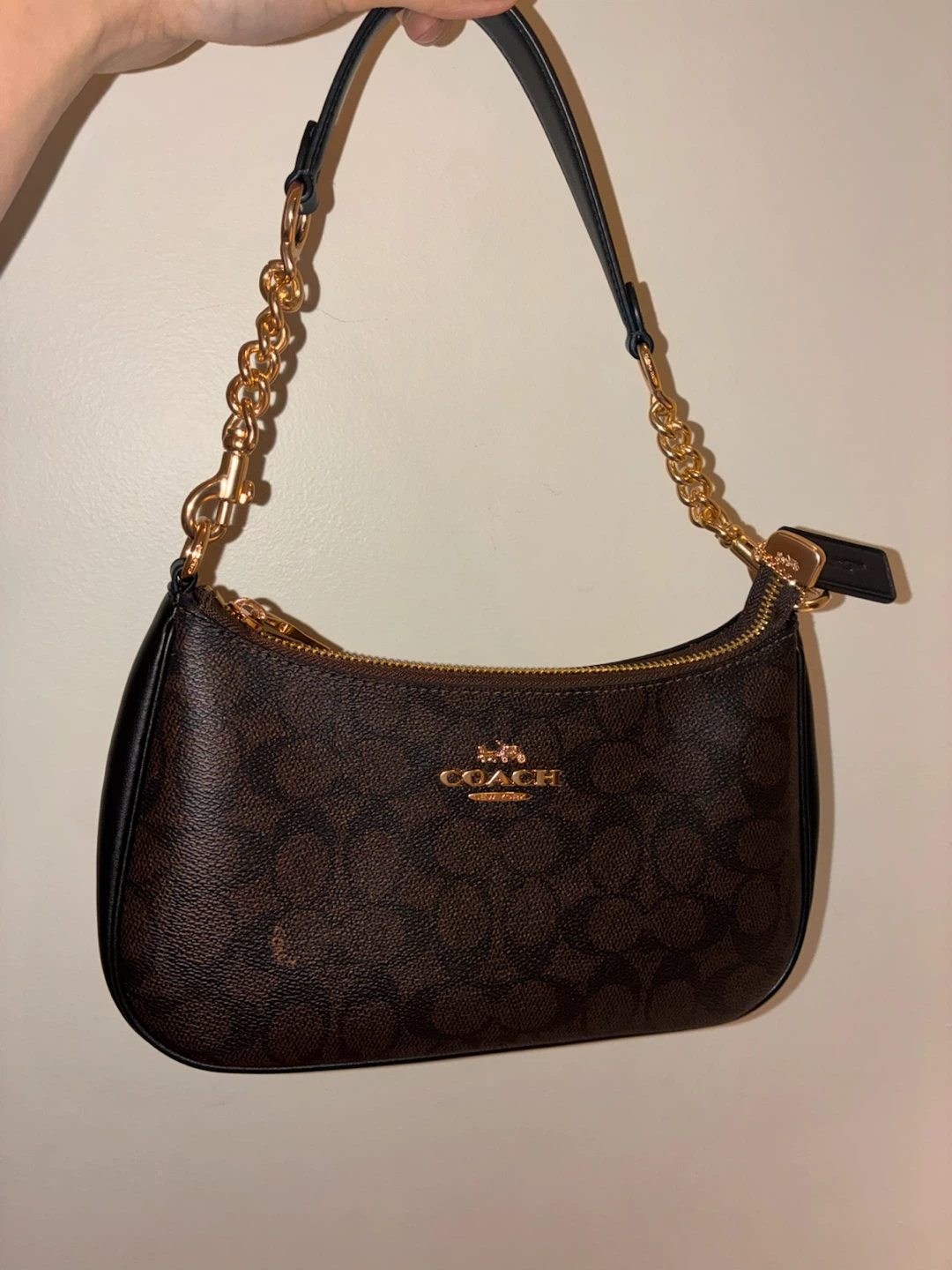 Coach Teri Shoulder Bag - Black Walnut