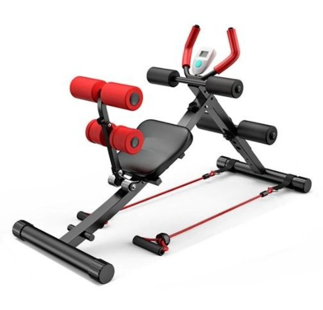 Abdominal Exercise Machine with Resistance Bands