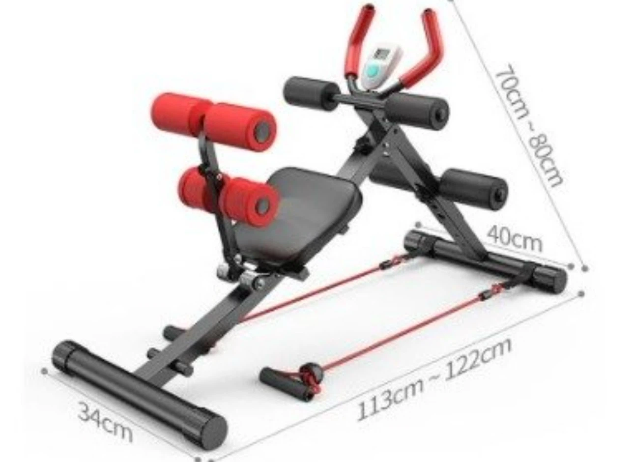 Abdominal Exercise Machine with Resistance Bands - photo 2