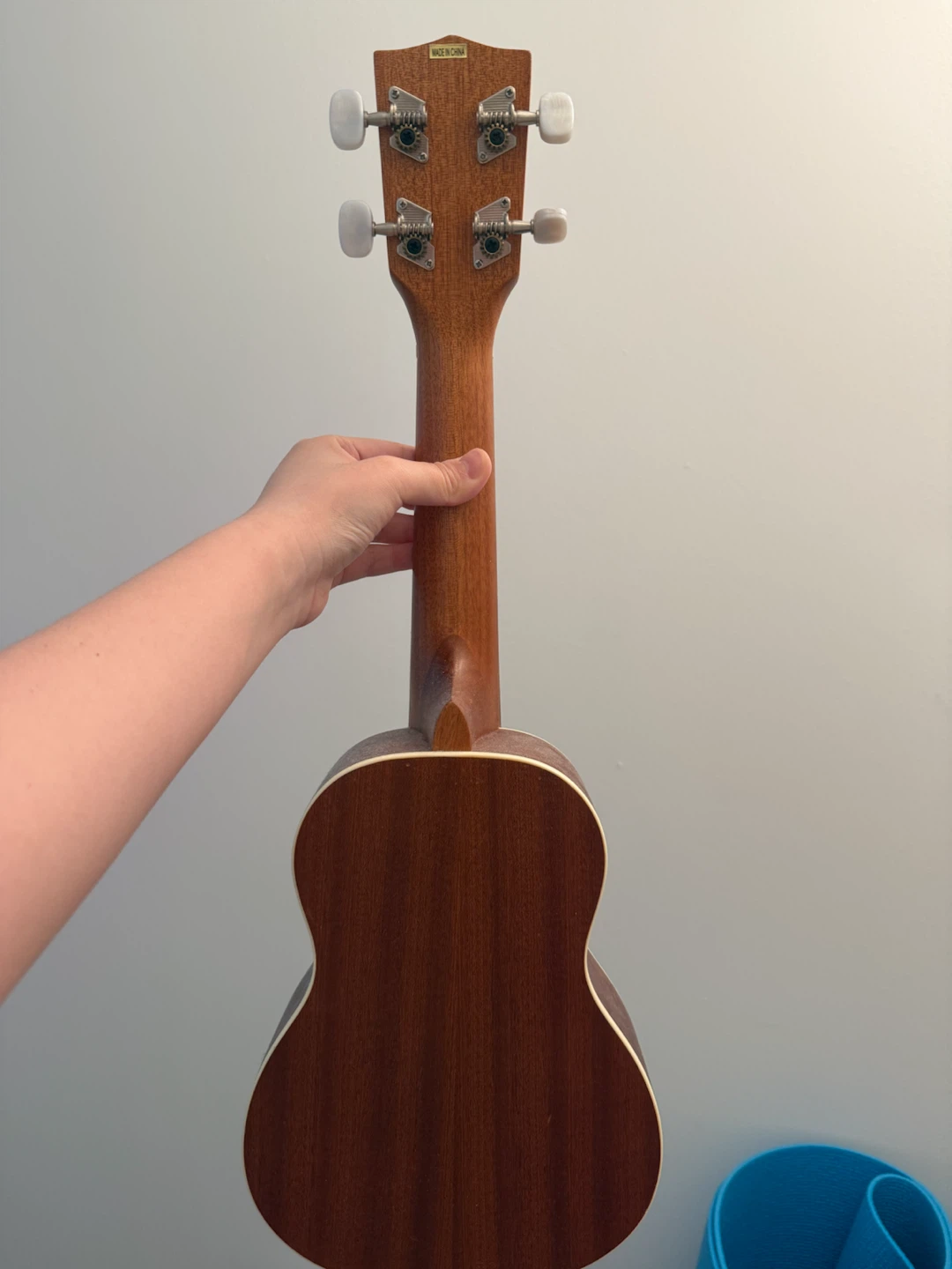 Kala Satin Mahogany Soprano Ukulele with White Binding (KA-S) - photo 3